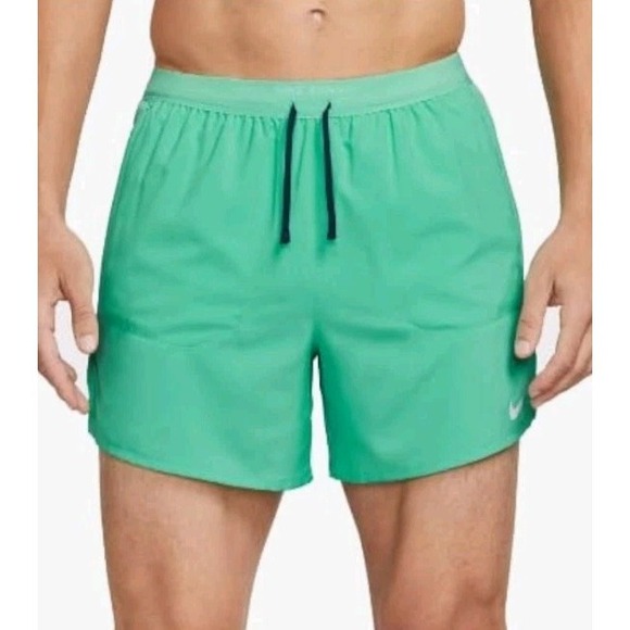 Nike Other - Nike Men's Dri-FIT Stride 5" Running Shorts Lined Green Sz M DM4755-369